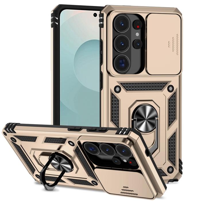 Bild 2,  Samsung Galaxy S26 Ultra Skal CamShield Ring Hybrid Guld