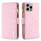 BINFEN BINFEN iPhone 15 Pro Max Fodral Diamond Multifunktionell Rosa