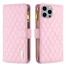 BINFEN BINFEN iPhone 15 Pro Max Fodral Diamond Multifunktionell Rosa