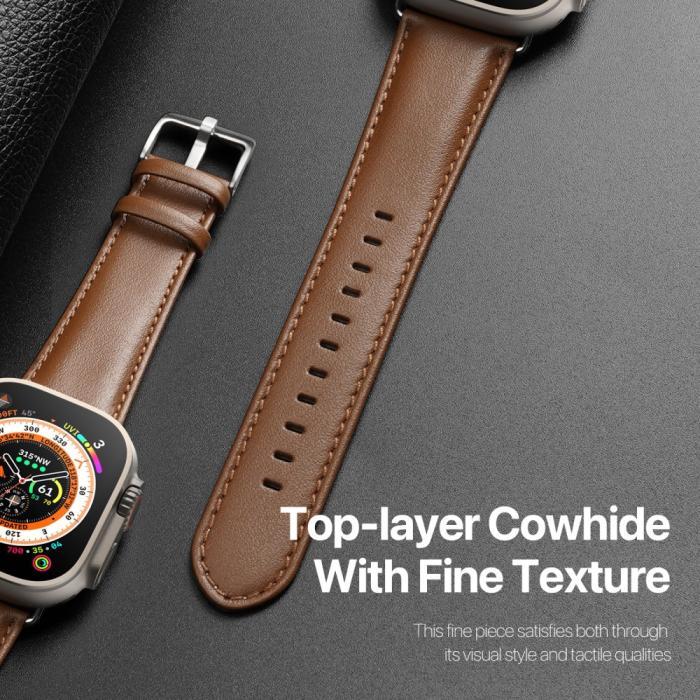 Bild 4, DUX DUCIS DUX DUCIS Apple Watch 38/40/41/42 mm mm Armband Äkta Läder
