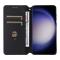  Samsung Galaxy S24 FE Fodral Läder Rhombus Svart