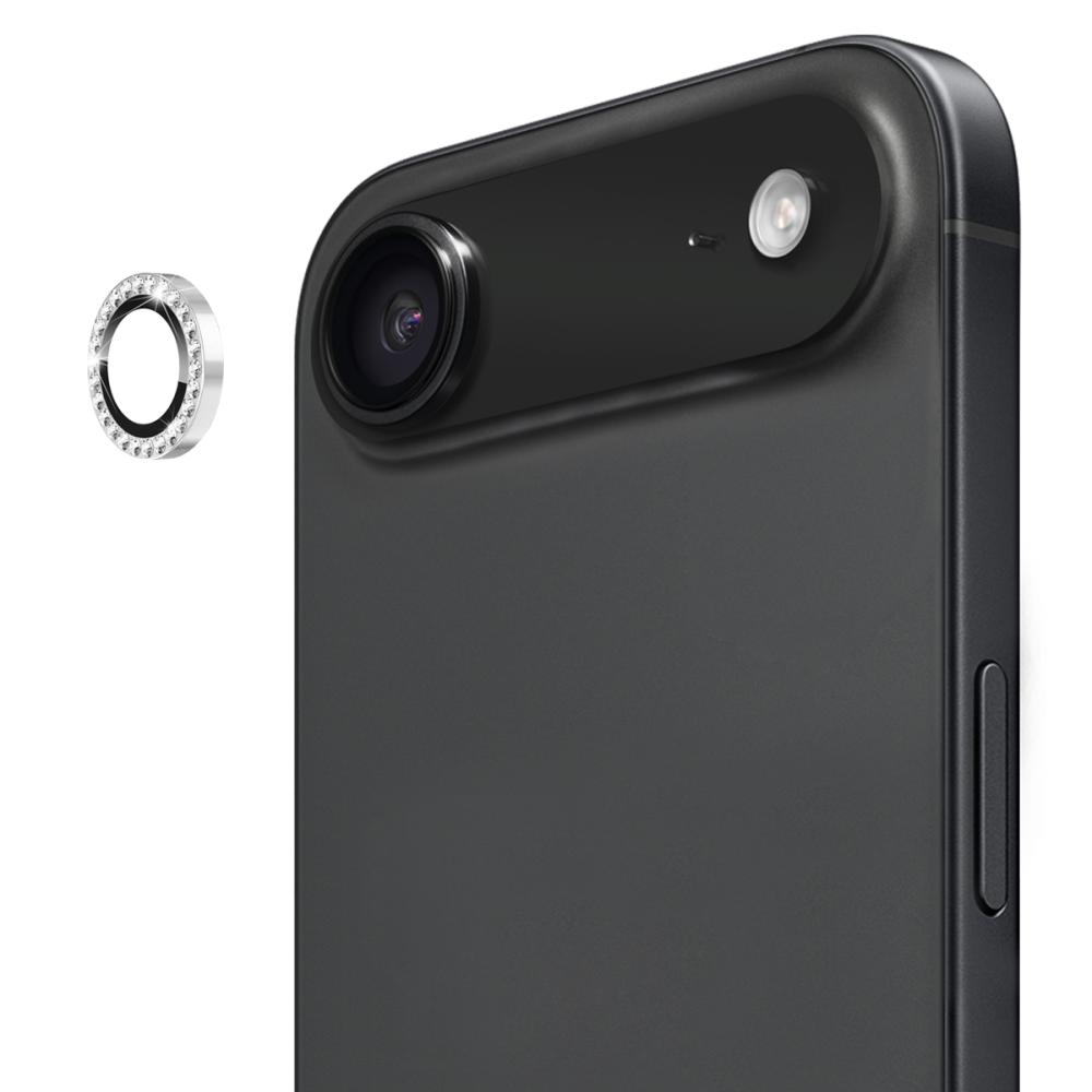 ENKAY ENKAY iPhone Air Linsskydd Strass Silver