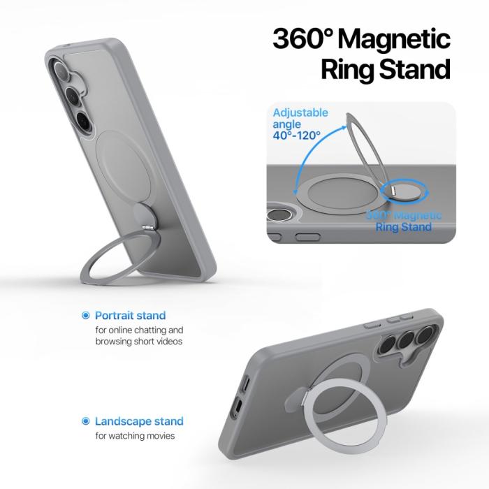 Bild 5, DUX DUCIS DUX DUCIS Galaxy S25 Plus Skal MagSafe Kickstand Yind Series