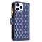 BINFEN BINFEN iPhone 15 Pro Fodral Diamond Multifunktionell Blå