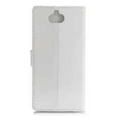  Sony Xperia 10 Plus - Pl&aring;nboksfodral Litchi - Vit