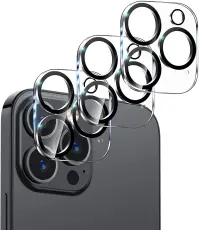  [3-Pack] iPhone 13 Linsskydd I H&auml;rdat Glas