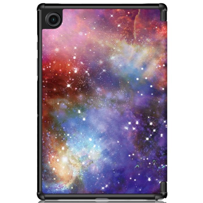 Bild 3,  Samsung Galaxy Tab A8 10.5 (2021) Fodral Tri-Fold Cosmic Space