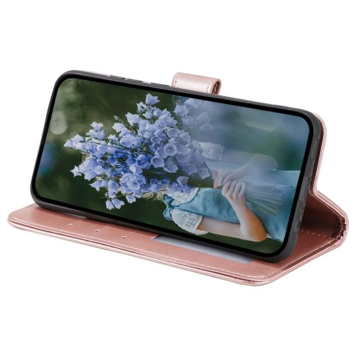 Bild 3,  Samsung Galaxy A35 5G Fodral Mandala Läder Roséguld