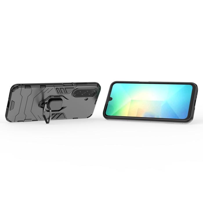 Bild 2,  Samsung Galaxy A26 5G Skal Hybrid Ring Armor Svart