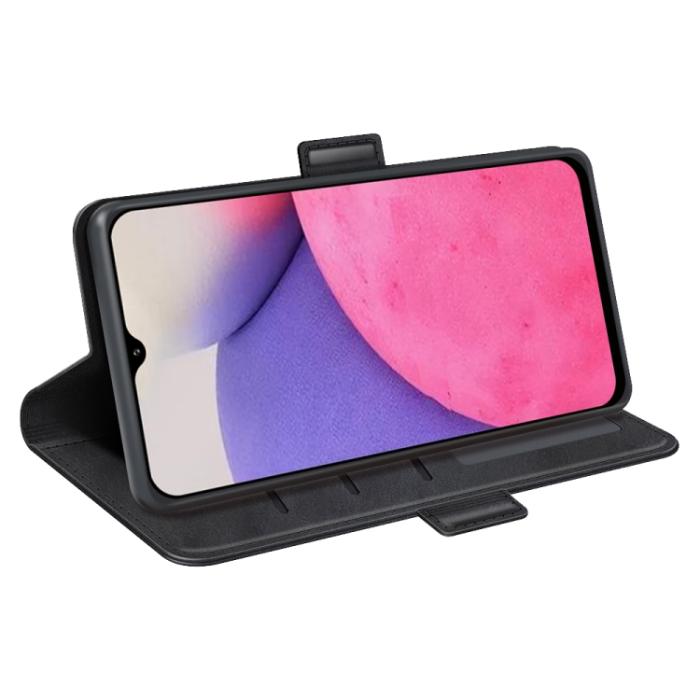 Bild 5,  Samsung Galaxy A33 5G Fodral Magnetisk Stängning Svart
