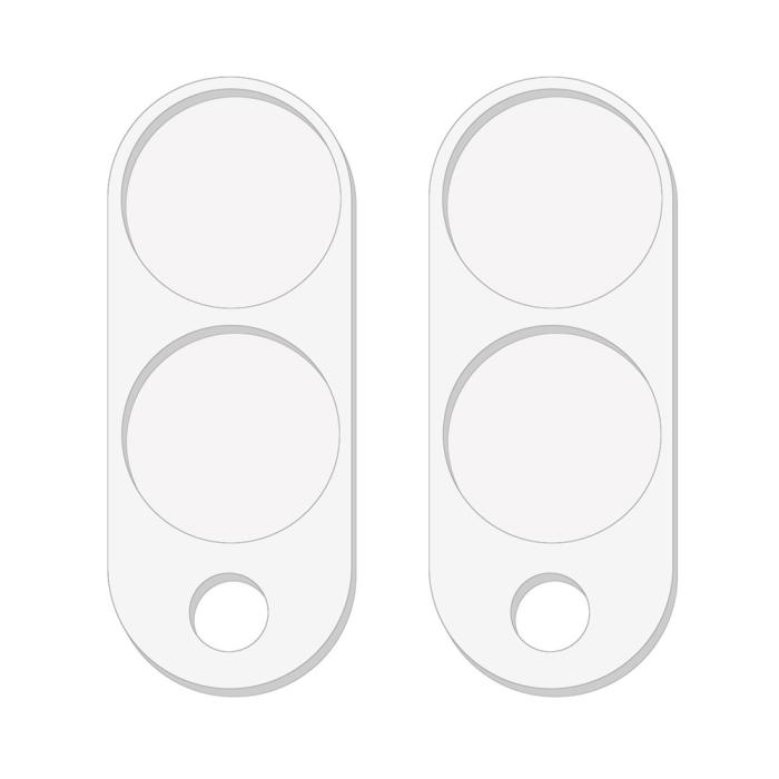 Bild 2,  Samsung Galaxy Z Fold 8 2-PACK Linsskydd Härdat Glas