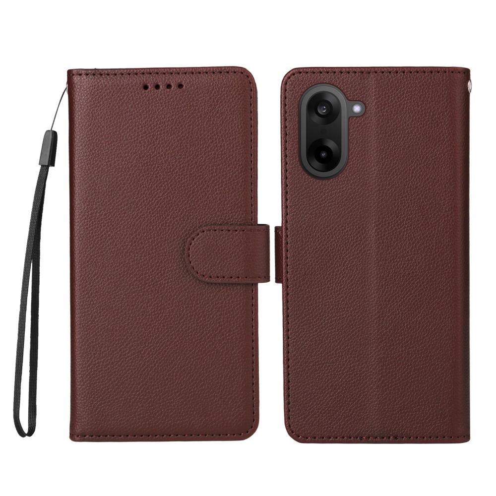  OnePlus Nord CE5 Plånboksfodral Läder Brun
