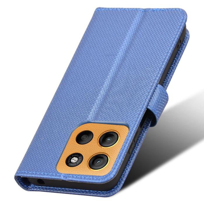 Bild 6,  Motorola Moto G15 / G15 Power Fodral Läder Blå