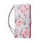  iPhone 17 Fodral RFID Läder Rosa Blommor