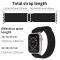 ColorPop Apple Watch 38/40/41/42 mm Armband Alpine Pro Loop Svart