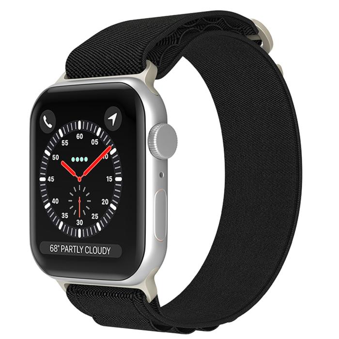 Bild 2, ColorPop Apple Watch 38/40/41/42 mm Armband Alpine Pro Loop Svart