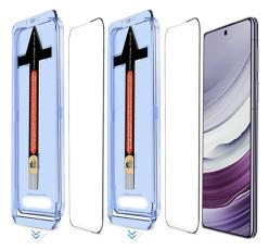  Galaxy S25 / S24 2-PACK Sk&auml;rmskydd Helt&auml;ckande H&auml;rdat Glas