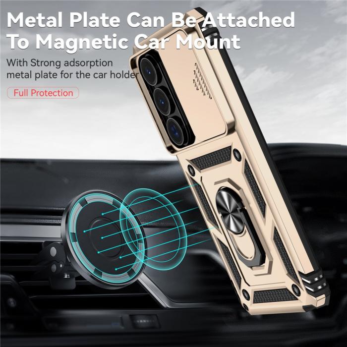 Bild 5,  Samsung Galaxy S26 Ultra Skal CamShield Ring Hybrid Guld