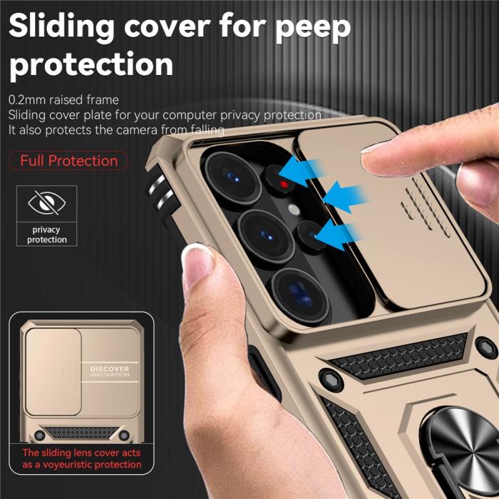 Bild 6,  Samsung Galaxy S26 Ultra Skal CamShield Ring Hybrid Guld