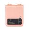  Galaxy Z Flip 3 Skal Solid Läder 2 Kortfack Roséguld