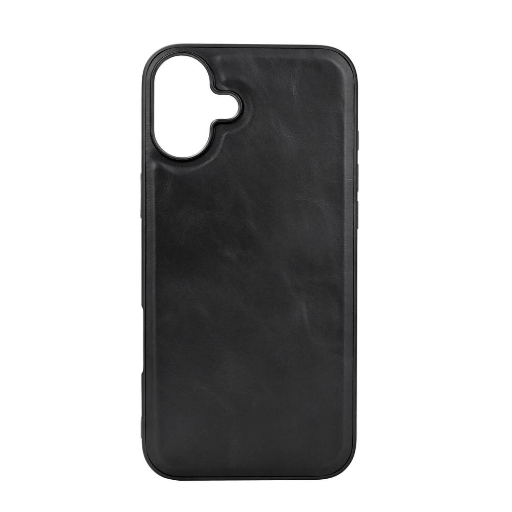 Buffalo Buffalo iPhone 16 Plus Skal MagSafe Äkta Läder Svart
