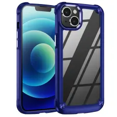  iPhone 15 Plus Skal Shockproof Hybrid Armor Bl&aring;