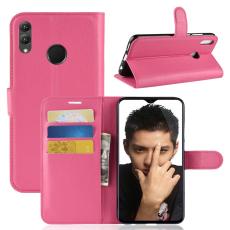  Huawei Honor 8X - Litchi Pl&aring;nboksfodral - Rosa