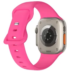ColorPop Silikon Armband Butterfly Apple Watch 42/41/40/38 mm (S/M) Hot Pink