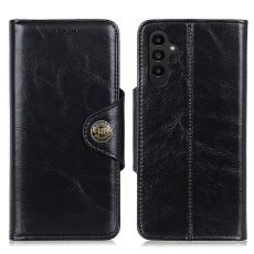  Samsung Galaxy A14 4G/5G Fodral Magnetisk M&auml;ssing Svart