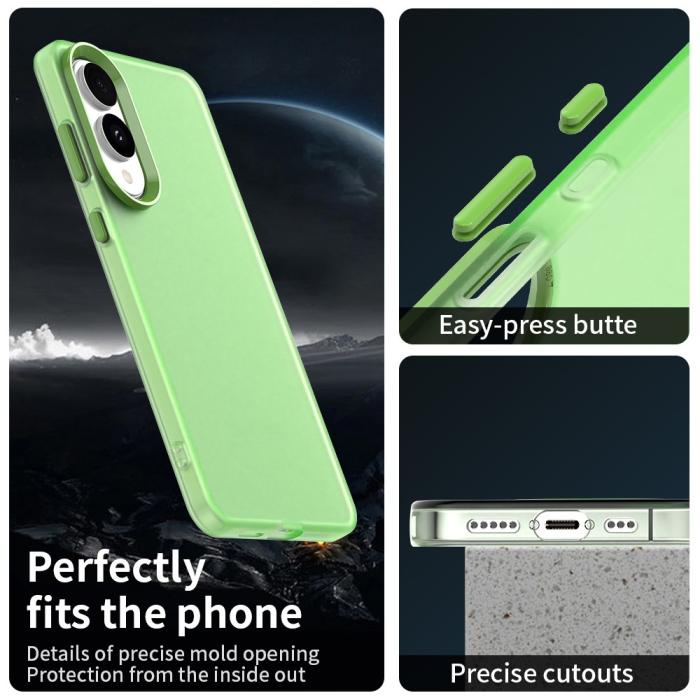 Bild 5,  Samsung Galaxy S25 Edge Skal Slim Matt Grön
