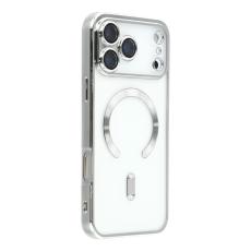  iPhone 17 Pro Max Skal MagSafe Electroplated TPU Silver