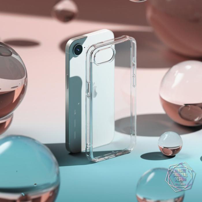 Bild 6, Ringke Ringke iPhone 17e / 16e Skal Fusion Transparent
