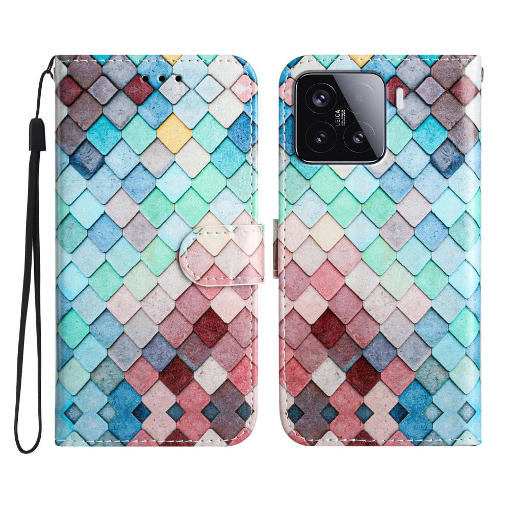  Xiaomi 15T Pro Fodral Med Tryck Grid