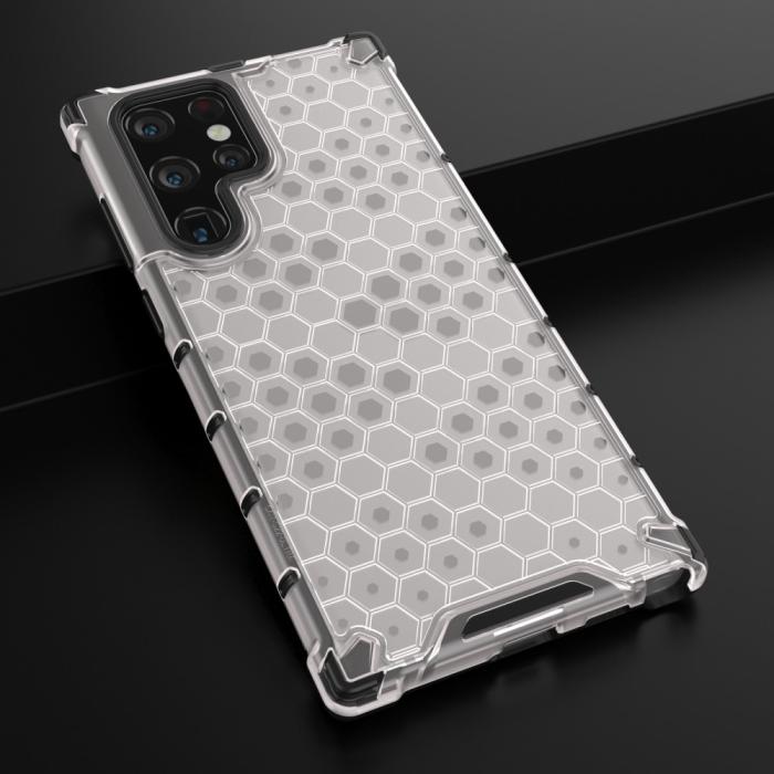 Bild 4,  Samsung Galaxy S22 Ultra Skal Armor Honeycomb Grå