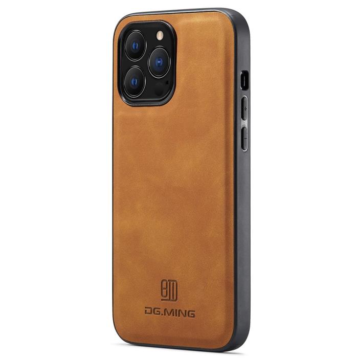 Bild 2, DG.MING DG.MING iPhone 14 Pro Max Skal Läderbelagt Brun