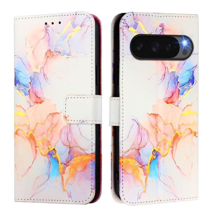 Bild 2,  Google Pixel 10/10 Pro / 9/9 Pro Fodral Marmor Vit