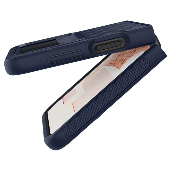 Bild 2, Spigen Spigen Caseology Samsung Galaxy Z Flip 4 Skal Parallax Blå