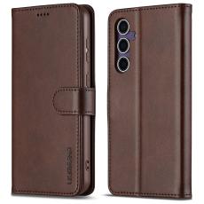 LC.IMEEKE LC.IMEEKE Samsung Galaxy A16 Fodral L&auml;der Brun