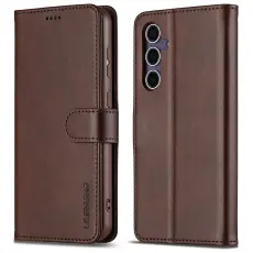 LC.IMEEKE LC.IMEEKE Samsung Galaxy A16 Fodral L&auml;der Brun