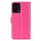  Motorola Moto G04 4G/G24 4G Fodral Litchi Läder Rosa