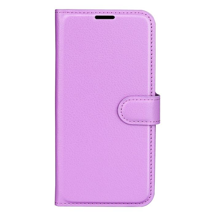 Bild 5,  Motorola Moto G04 4G/G24 4G Fodral Litchi Läder Lila
