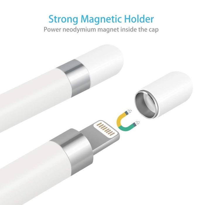 Bild 4,  Apple Pencil Magnetiskt Ersättnings Lock 1:a Generationen