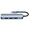 Tech-Protect Tech-Protect 4in1 USB-C Hub 4x USB-A Grå