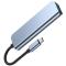 Tech-Protect Tech-Protect 4in1 USB-C Hub 4x USB-A Grå
