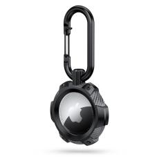 Tech-Protect Tech-Protect Apple AirTag 2/1 H&aring;llare TPU Carbon Svart