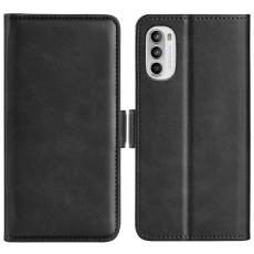  Motorola Moto G52/G82 Fodral Magnetisk St&auml;ngning Svart