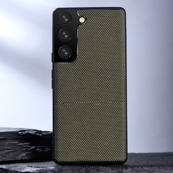 Bild 2,  Samsung Galaxy S22 Plus Skal Nylontäckt TPU Grön