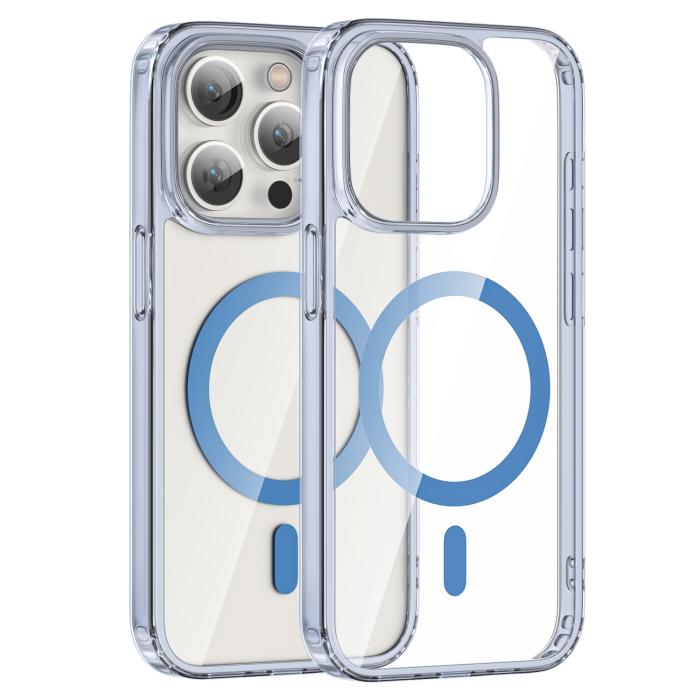 Bild 2, ColorPop ColorPop iPhone 15 Pro Max Skal CH MagSafe Transparent/Ljus Blå