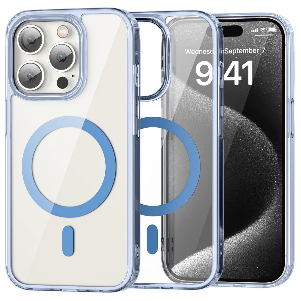 ColorPop ColorPop iPhone 15 Pro Max Skal CH MagSafe Transparent/Ljus Blå