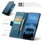 CASEME CASEME Redmi Note 14 Pro/Pro Plus 5G Fodral RFID Läder Blå